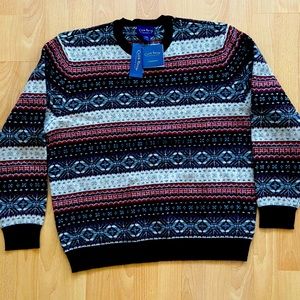 Charter Club Club Room-100% Lambswool Knit Sweater